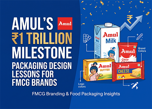 What Amul's ₹1 Trillion Milestone Teaches Every FMCG Brand About Product Packaging Design