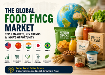 The Global Food FMCG Market: Top 5 Markets, Consumer Trends, and India’s Opportunity